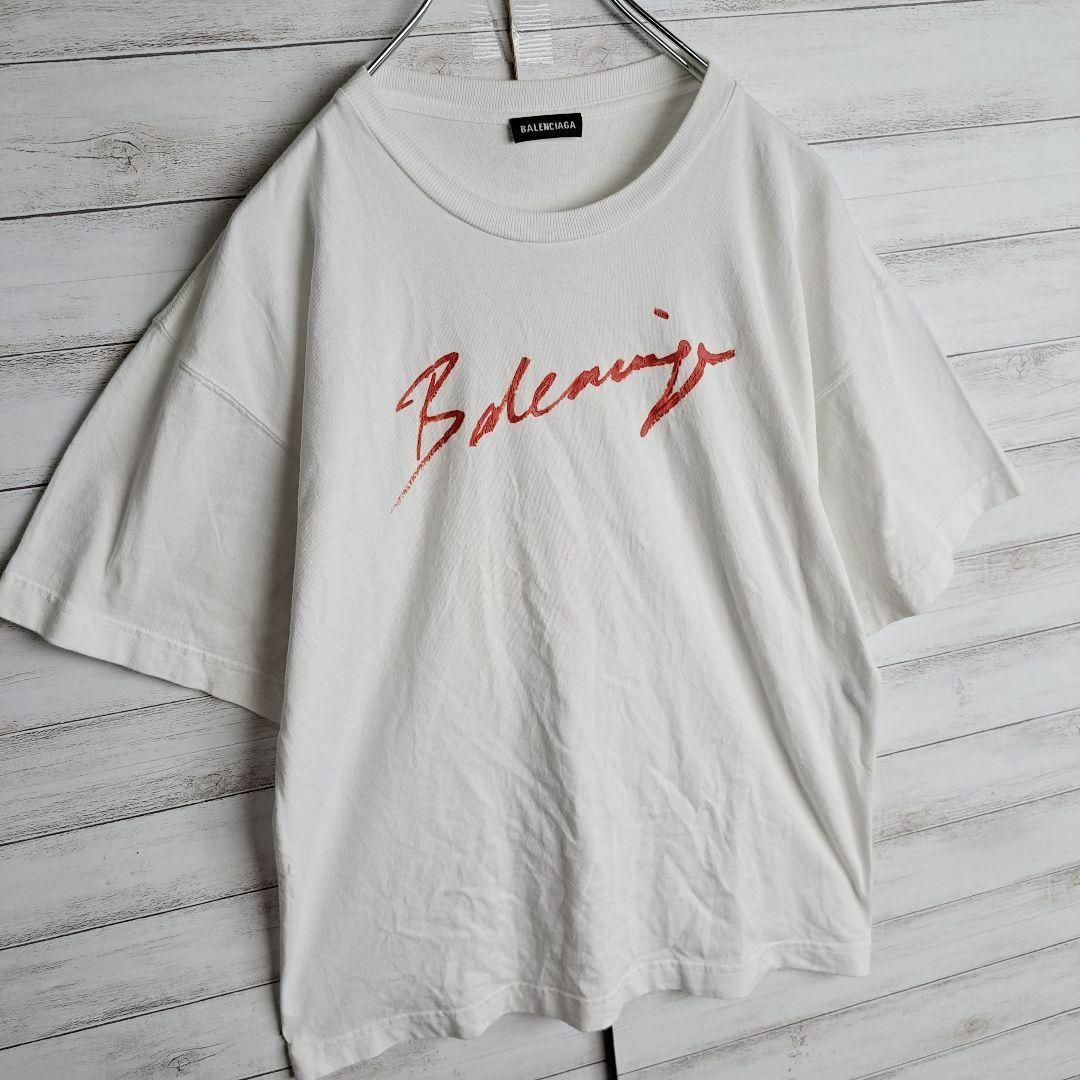 【入手困難】バレンシアガ Tシャツ ロゴT ビックロゴ ペイント ハイブランド