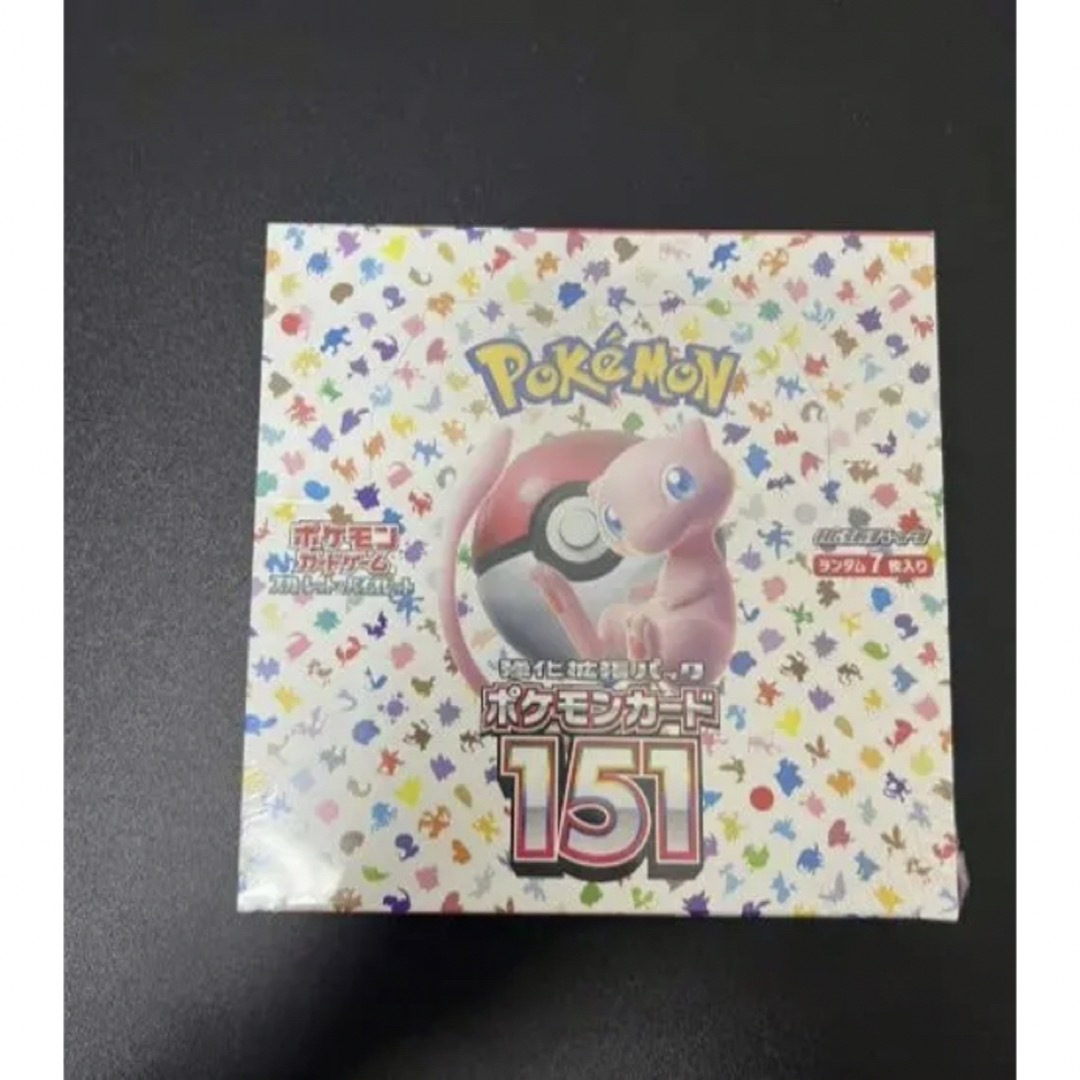 ポケモンカード151　box シュリンク付き エンタメ/ホビーのトレーディングカード(Box/デッキ/パック)の商品写真