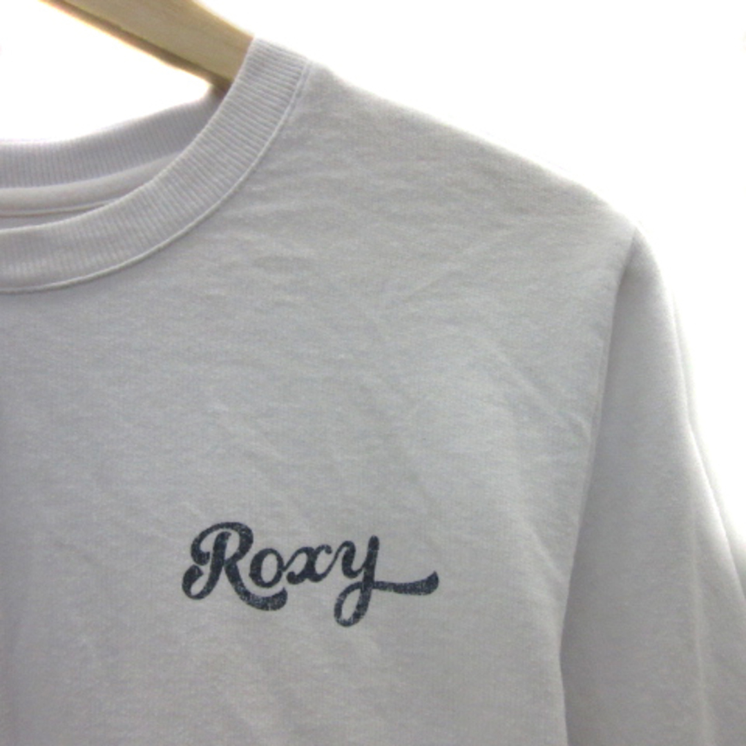 Roxy(ロキシー)のロキシー Tシャツ カットソー 長袖 バックプリント オーバーサイズ S 白 紺 レディースのトップス(Tシャツ(長袖/七分))の商品写真
