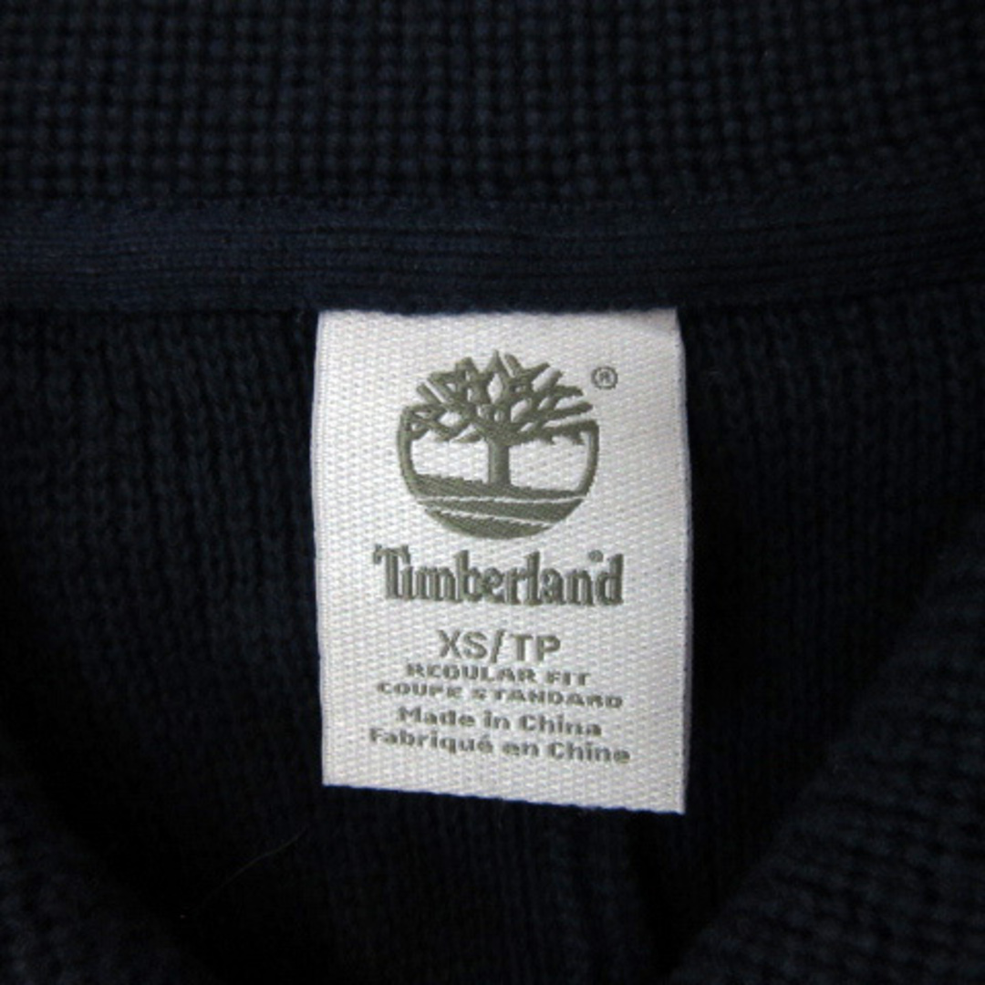 Timberland(ティンバーランド)のティンバーランド Timberland ニットシャツ 長袖 無地 XS 紺 メンズのトップス(ニット/セーター)の商品写真