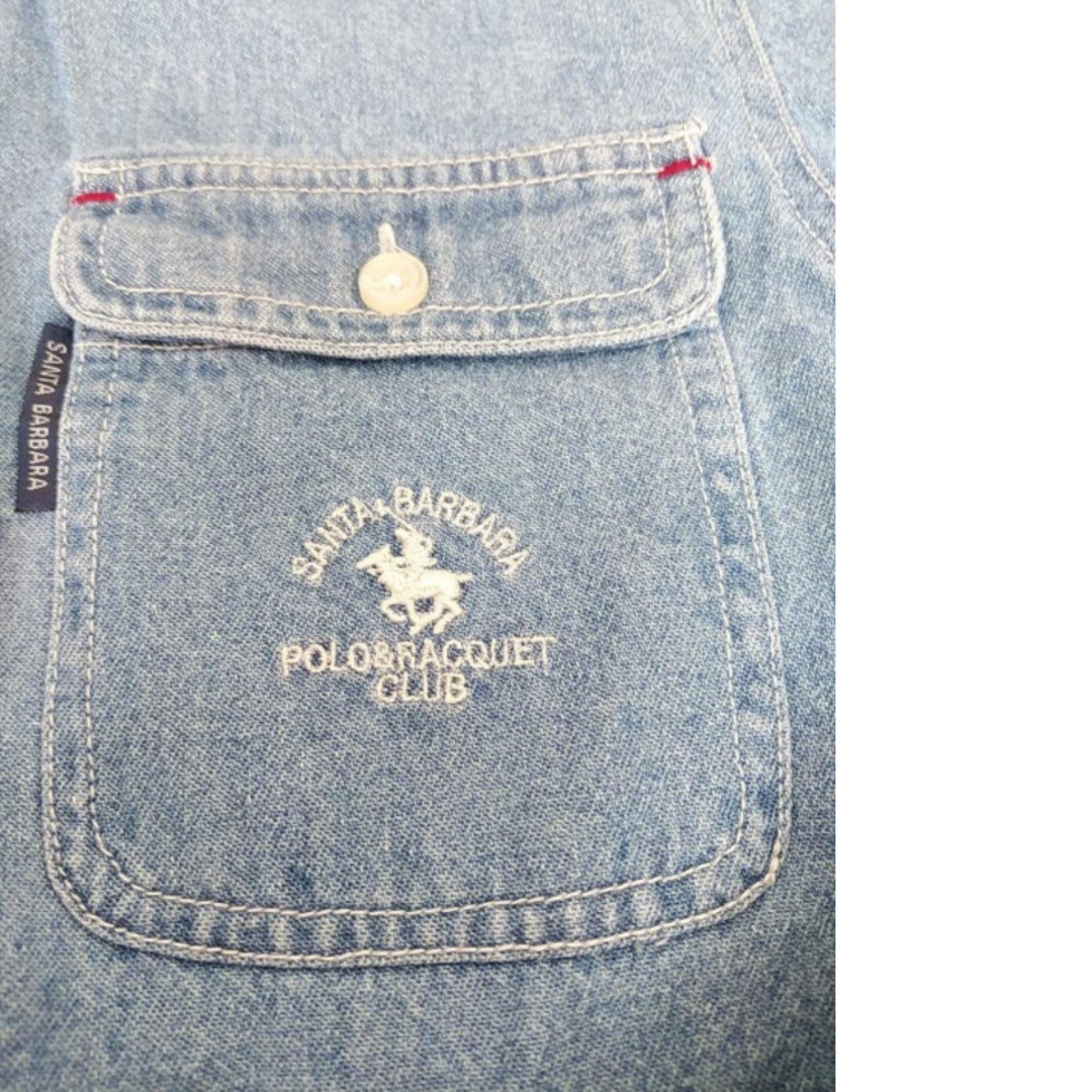 Polo Club(ポロクラブ)の130cm POLO CLUB  SANTA  BARBARA  デニム　シャツ キッズ/ベビー/マタニティのキッズ服男の子用(90cm~)(ブラウス)の商品写真