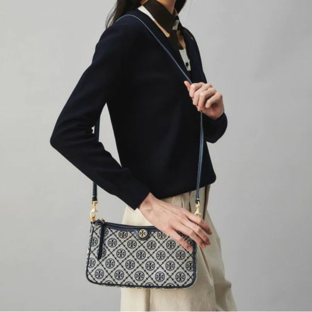 Tory Burch(トリーバーチ)の新品トリーバーチ T モノグラム ジャカード スタジオ バッグ レディースのバッグ(ショルダーバッグ)の商品写真