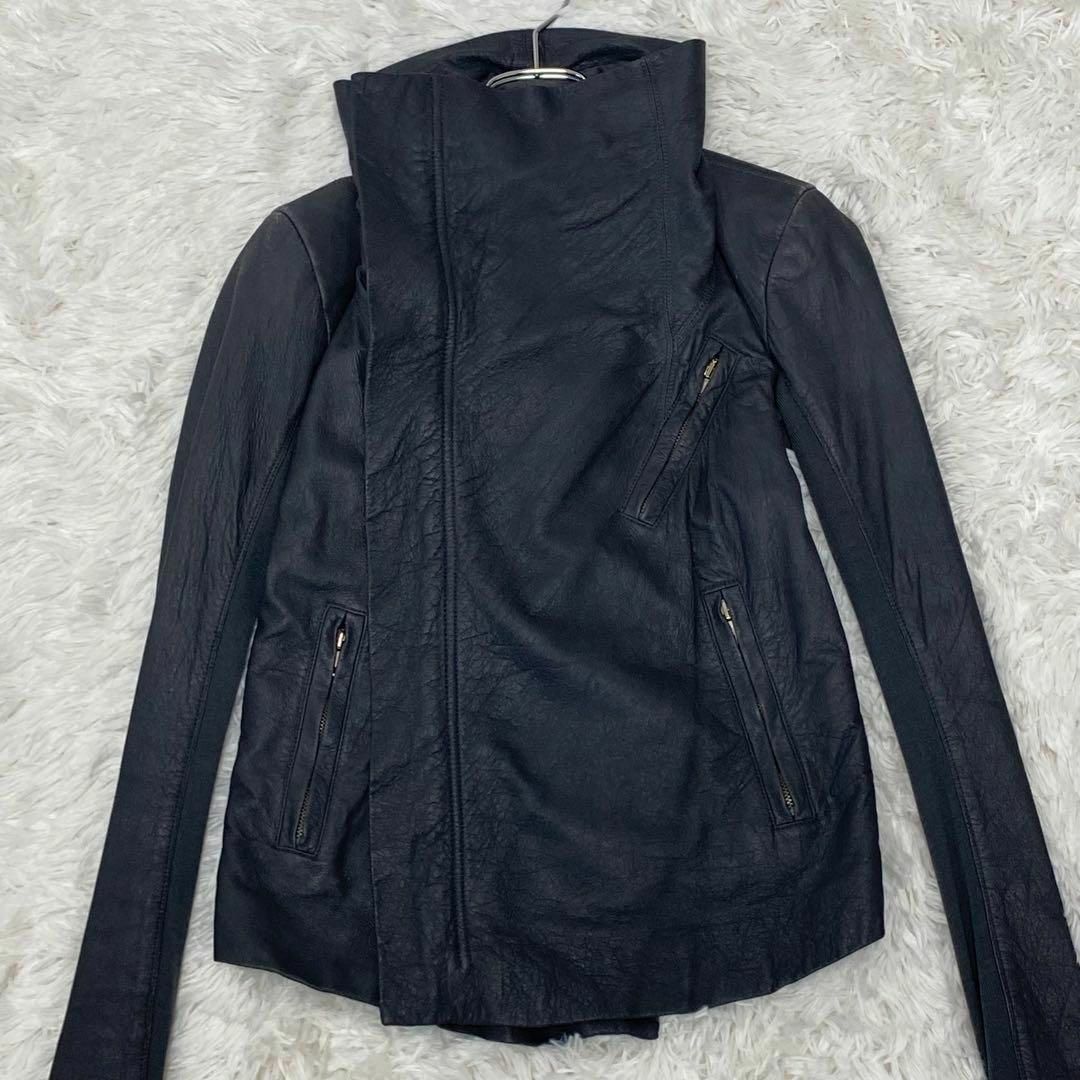 極美品✨Rick Owens ライダース ラムレザーバイカージャケット 40