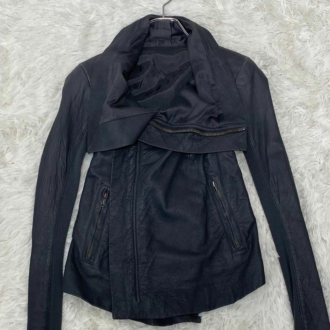 極美品✨Rick Owens ライダース ラムレザーバイカージャケット 40