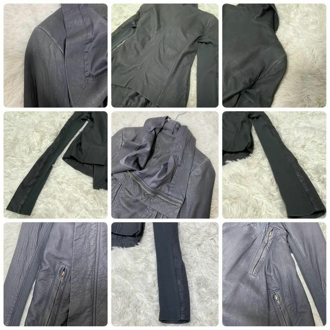 極美品✨Rick Owens ライダース ラムレザーバイカージャケット 40