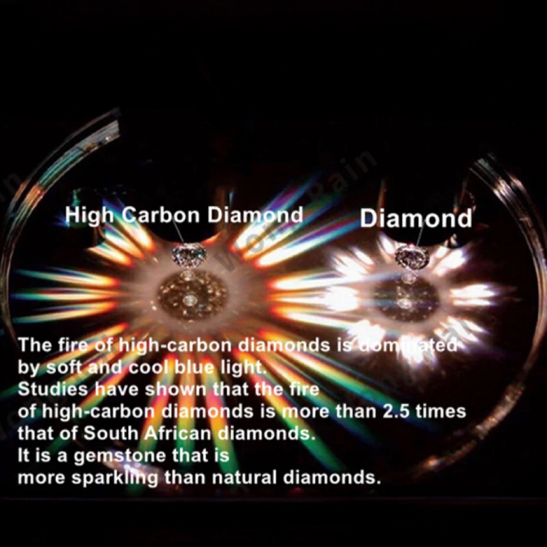 高炭素ダイアモンド Highcarbondiamond トリプルエタニティリング レディースのアクセサリー(リング(指輪))の商品写真