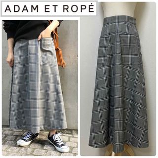 アダムエロぺ(Adam et Rope')のアダムエロペ　ポケット付ロングスカート(ロングスカート)