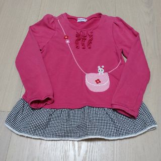 ミキハウス(mikihouse)のMIKIHOUSE(ミキハウス)　うさこちゃん　ポシェットトレーナー　120㎝(Tシャツ/カットソー)