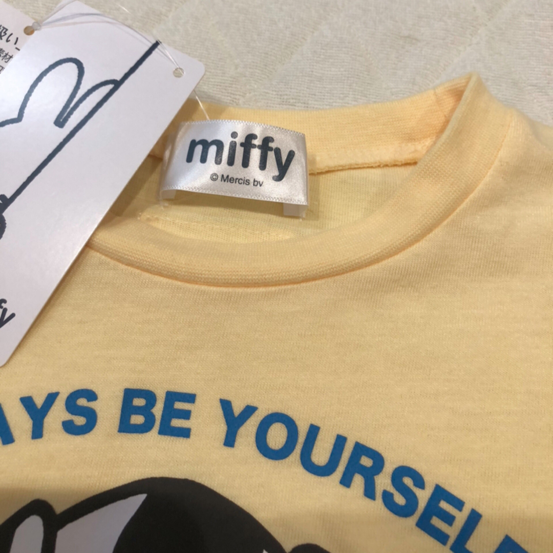 miffy(ミッフィー)の新品 ミッフィー Ｔシャツ ぶち犬 95 キッズ キャラクター 男の子 女の子 キッズ/ベビー/マタニティのキッズ服男の子用(90cm~)(Tシャツ/カットソー)の商品写真