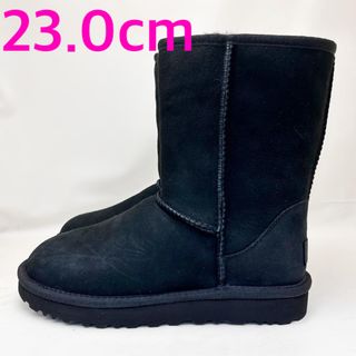 アグ(UGG)の新品UGGレディースブーツ CLASSIC SHORT Ⅱ ブラック23.0cm(ブーツ)