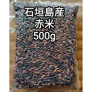 【無農薬】 石垣島産 赤米500g 令和5年産(米/穀物)