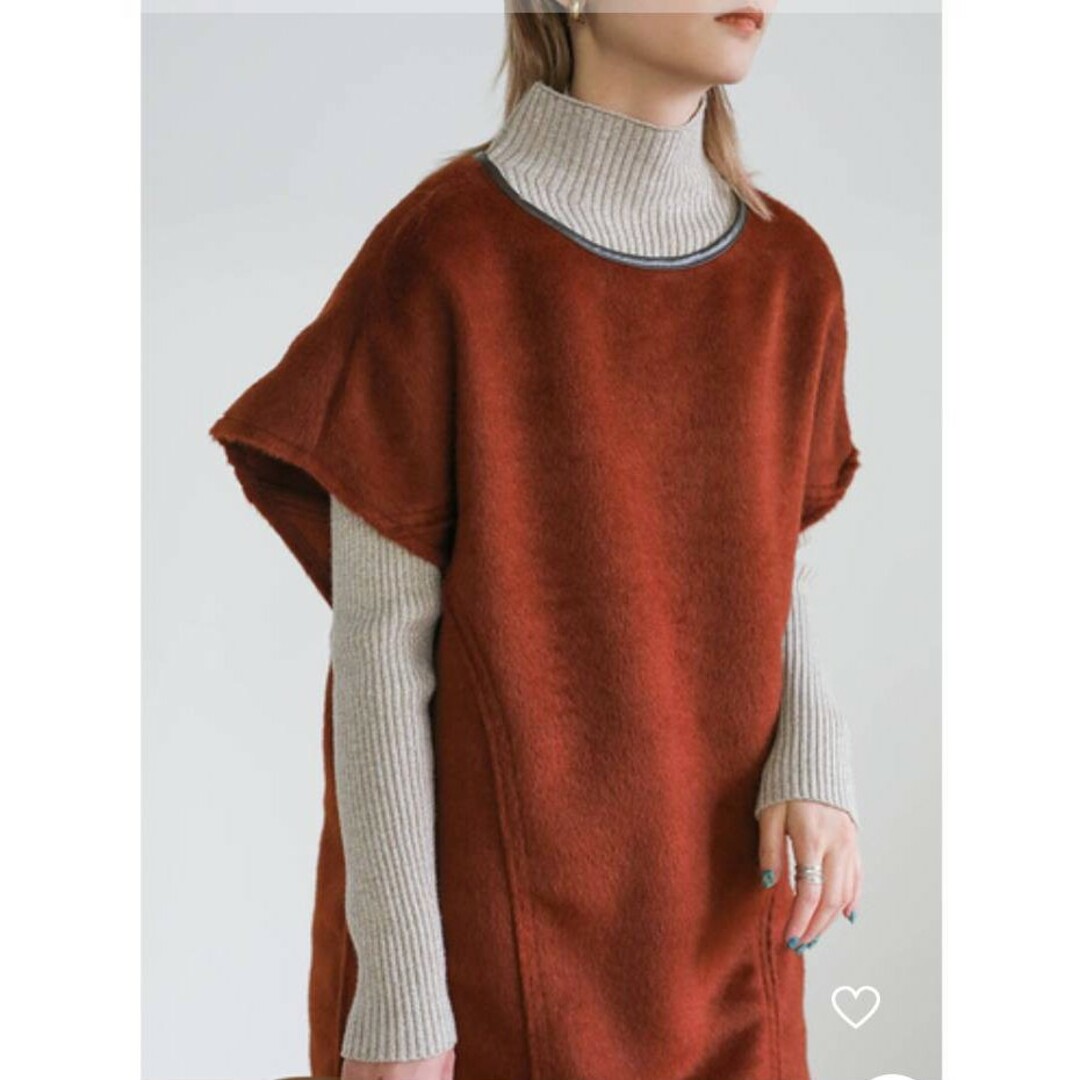 新品 セレクトモカ select MOCA シャギーオーバー ベスト ブラウン | フリマアプリ ラクマ