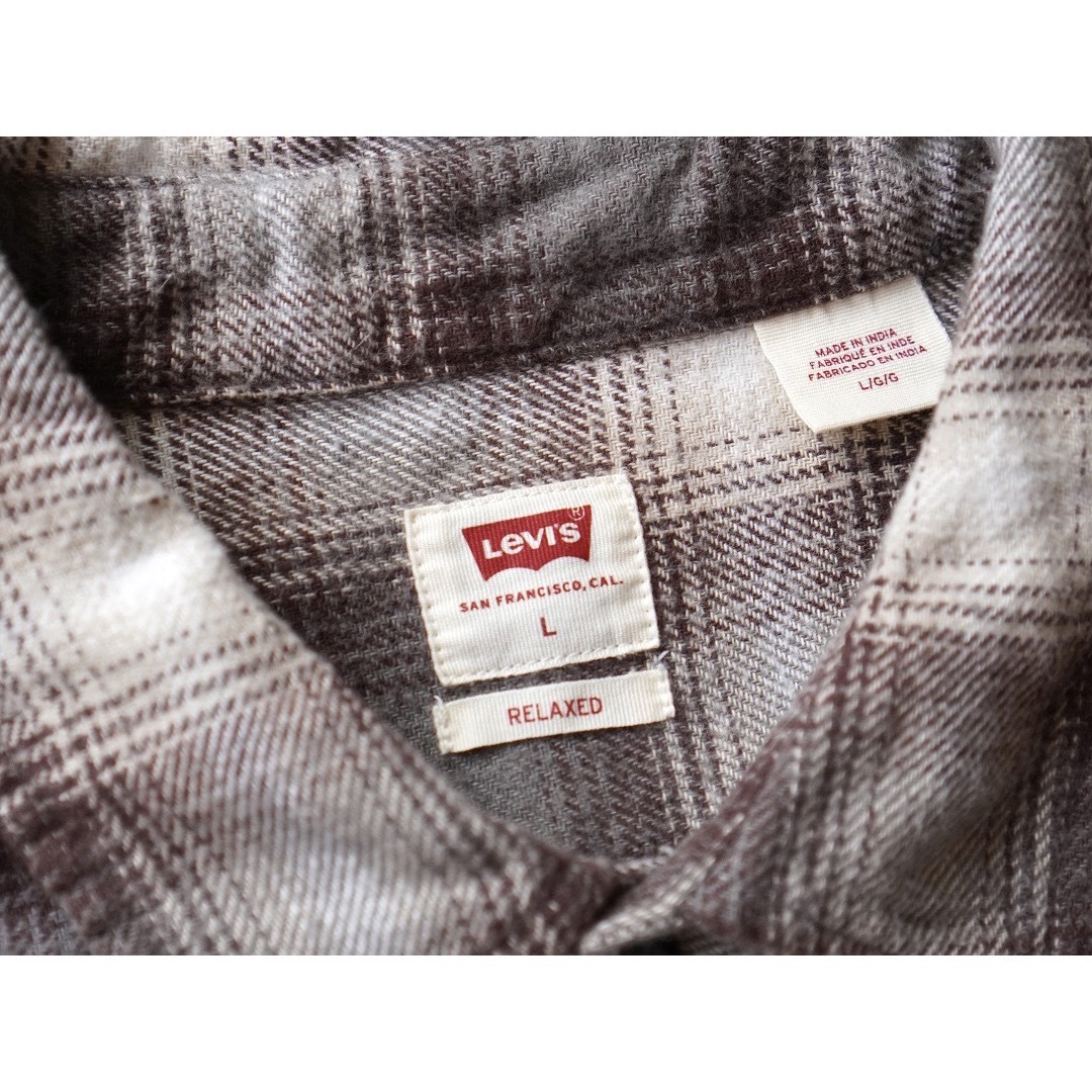 00s  Levi's オンブレチェック ネルシャツ シャドーチェック