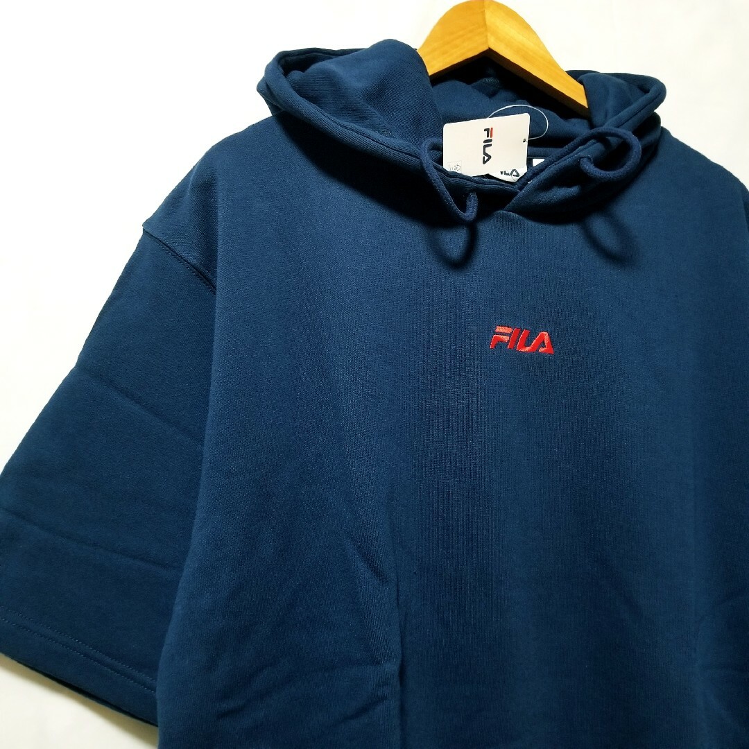 FILA　フィラ　新品　パーカー　LL　ネイビー