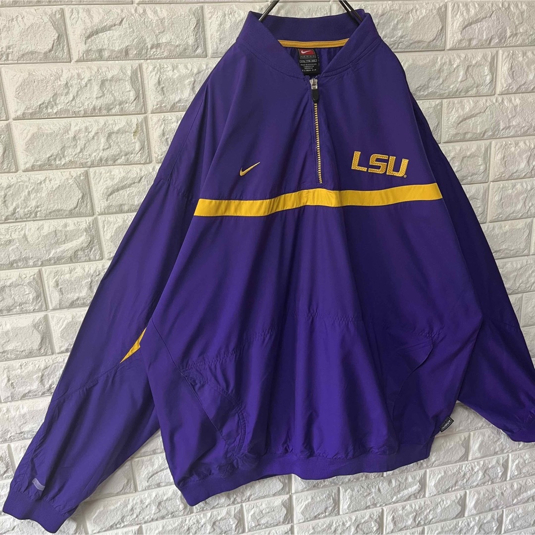 NIKE - 【NIKE】ナイキ 90s ナイロンプルオーバー カレッジロゴ
