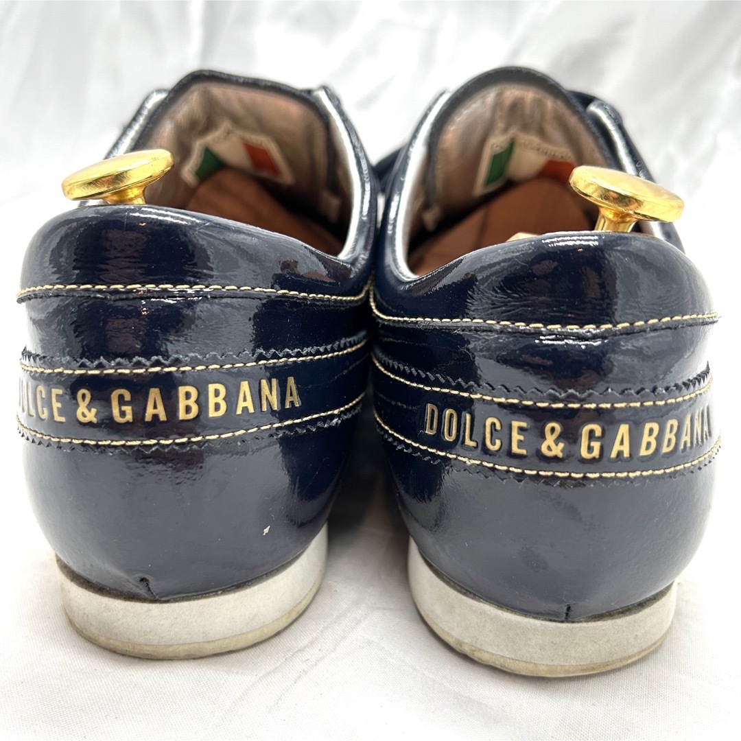 DOLCE&GABBANA(ドルチェアンドガッバーナ)の【ITALIA】ドルチェアンドガッバーナ　エナメルスニーカー　イタリア　サッカー メンズの靴/シューズ(スニーカー)の商品写真