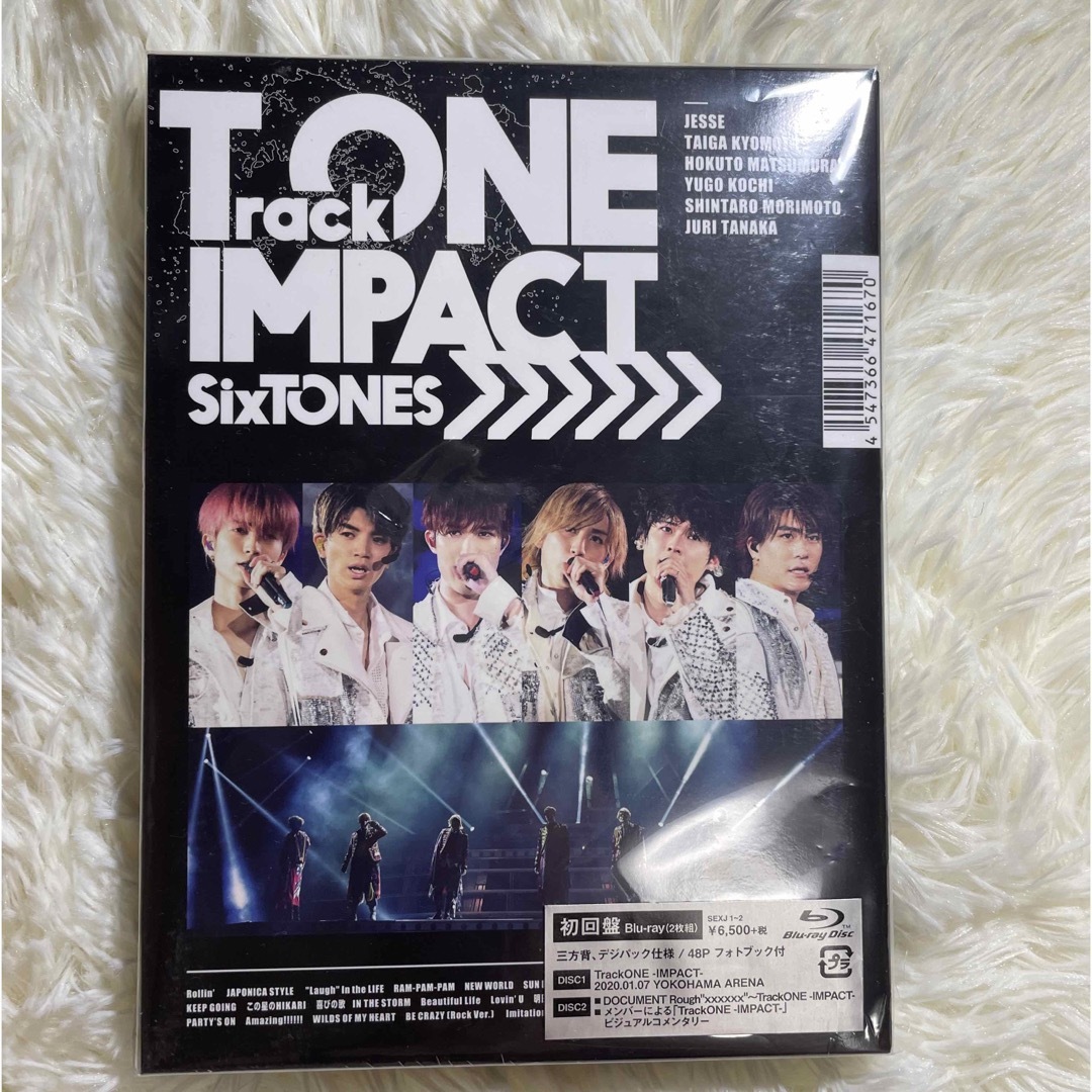 SixTONES/TrackONE-IMPACT-初回盤・2枚組 Blu-rayよろしくお願いします