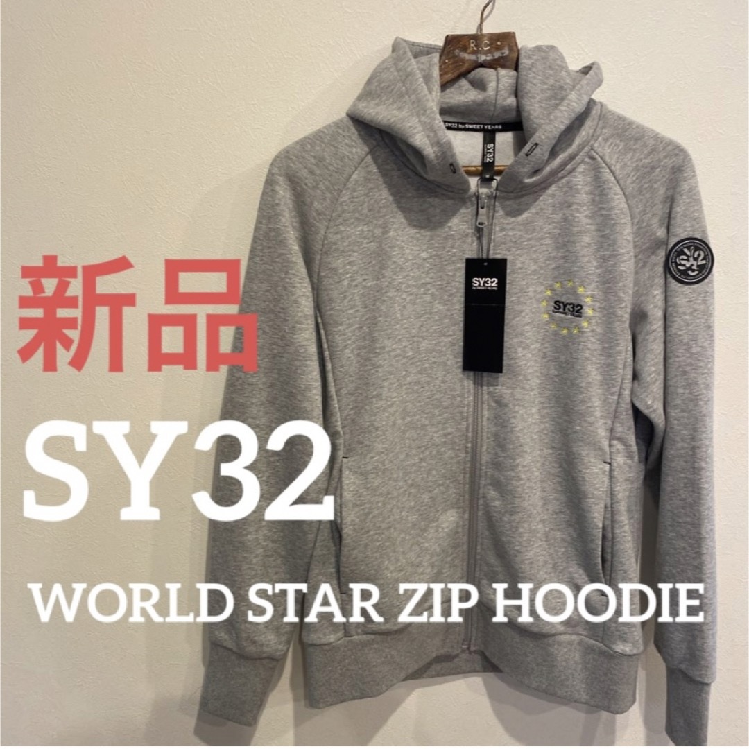 秋田店 【新品・未使用】SY32 WORLD STAR ZIP HOODIE Mサイズ