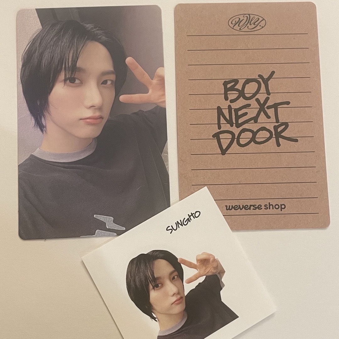 boynextdoor ソンホ 特典トレカ ボネクド ボイネク 보넥도 | フリマアプリ ラクマ