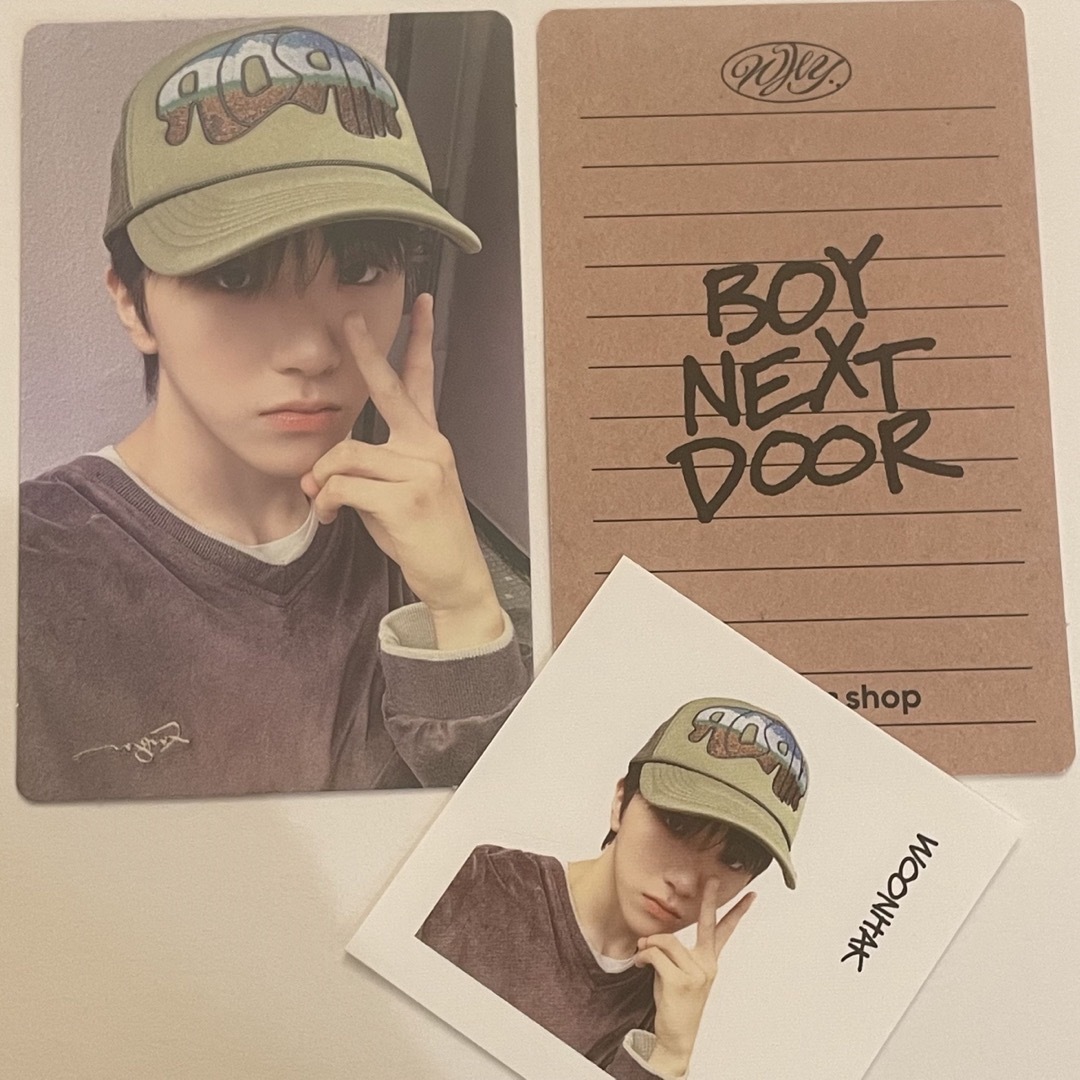 BOYNEXTDOOR WHY ウナク Weverse ラキドロ トレカ セット