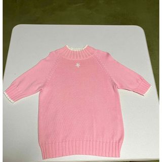 美品✨クレージュ ニット セーター 淡いパープル キレイな色♡40サイズ