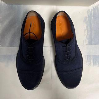 Santoni - 新品未使用！SANTONI ミッドナイトブルースエードシューズ