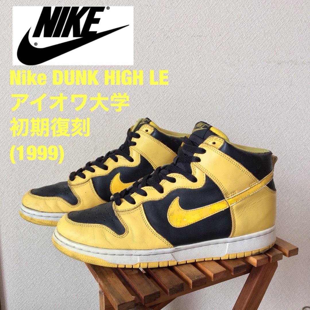 Nike dunk high アイオワ 大学　28.5