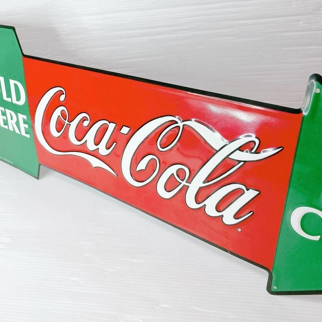 コカ・コーラ(コカコーラ)のレア VINTAGE Coca Cola Arrow Tin Sign 1990 その他のその他(その他)の商品写真