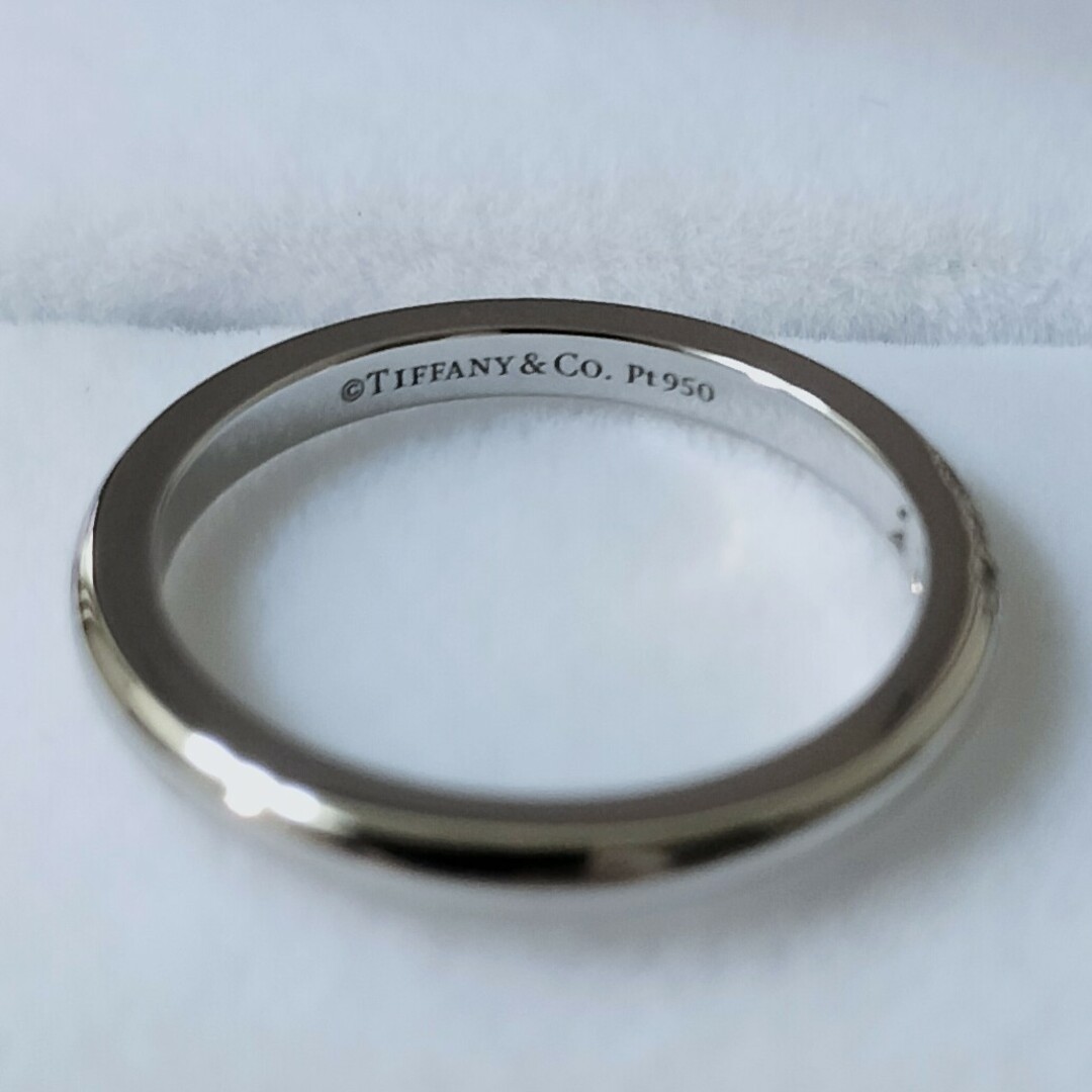 Tiffany & Co.(ティファニー)のティファニー 3p ダイヤモンド クラシック バンドリング Pt950 3.3g レディースのアクセサリー(リング(指輪))の商品写真