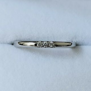 ティファニー(Tiffany & Co.)のティファニー 3p ダイヤモンド クラシック バンドリング Pt950 3.3g(リング(指輪))