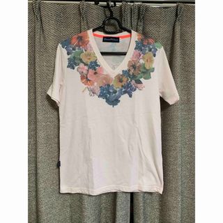 バッファローボブス(BUFFALO BOBS)のバッファローボブズ  Tシャツ　ピンク　1 花柄(シャツ)