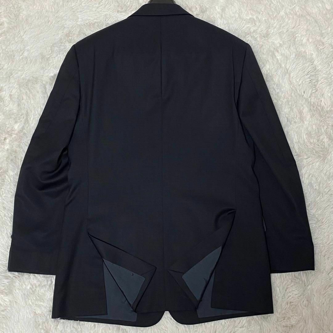 HUGO BOSS(ヒューゴボス)のHUGO BOSS 2B グレンチェック ウールスーツ 上下セット　ハンガー付き メンズのスーツ(セットアップ)の商品写真