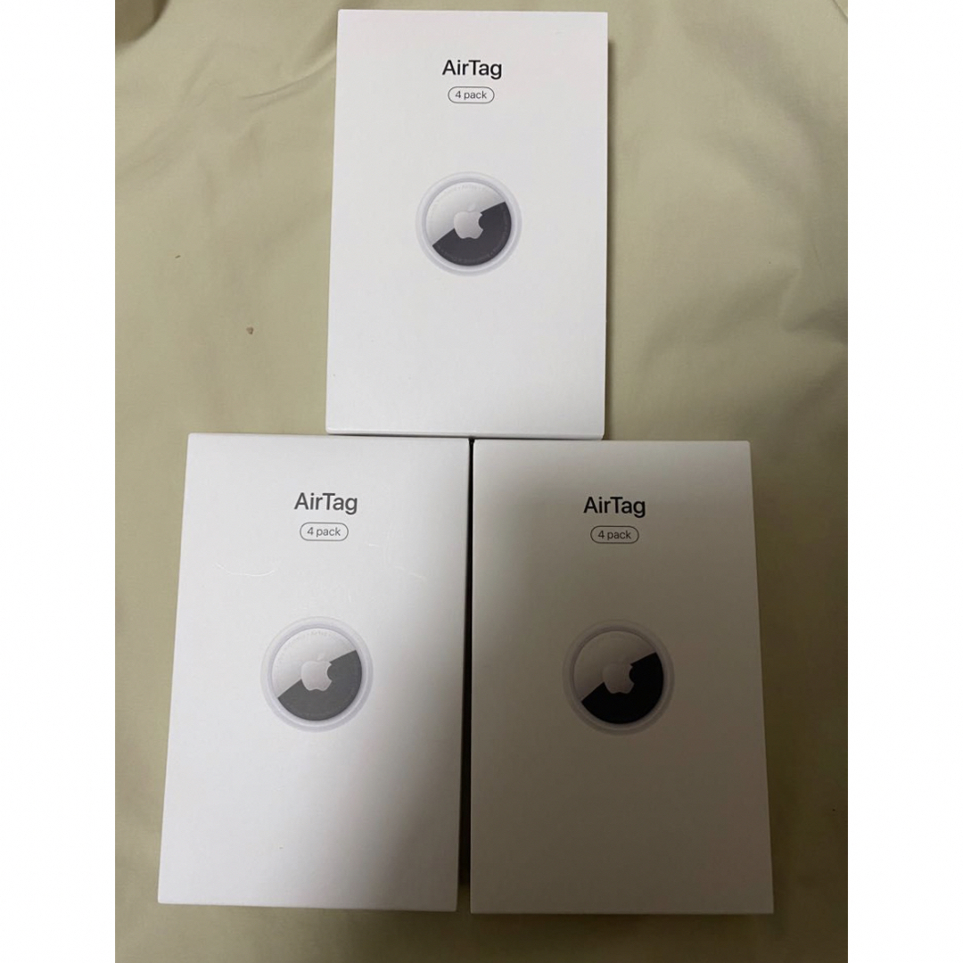 APPLE Air Tag エアタグ 新品 12個 (4個×3)-