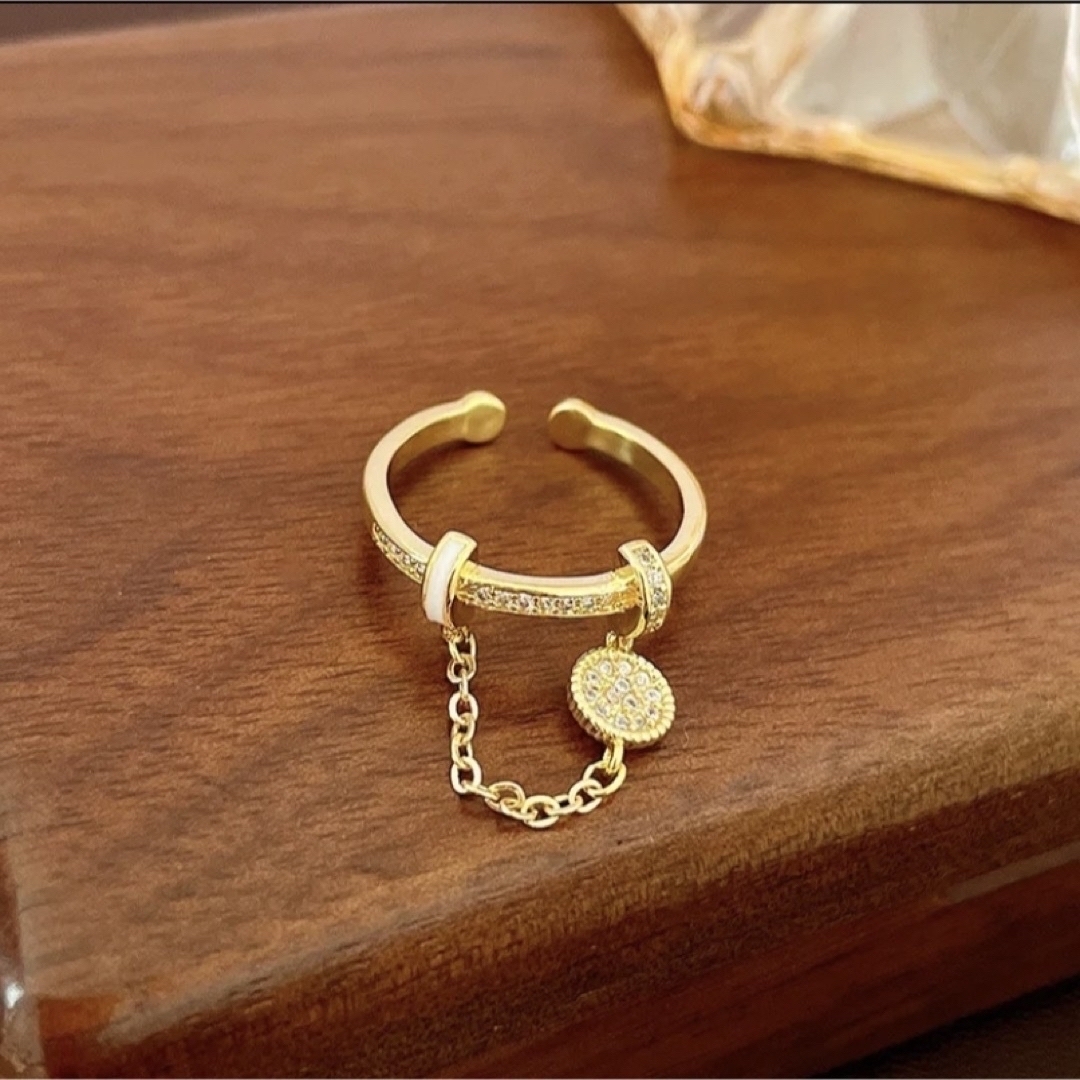 リング　ゴールド　指輪　レディース フリー レディースのアクセサリー(リング(指輪))の商品写真