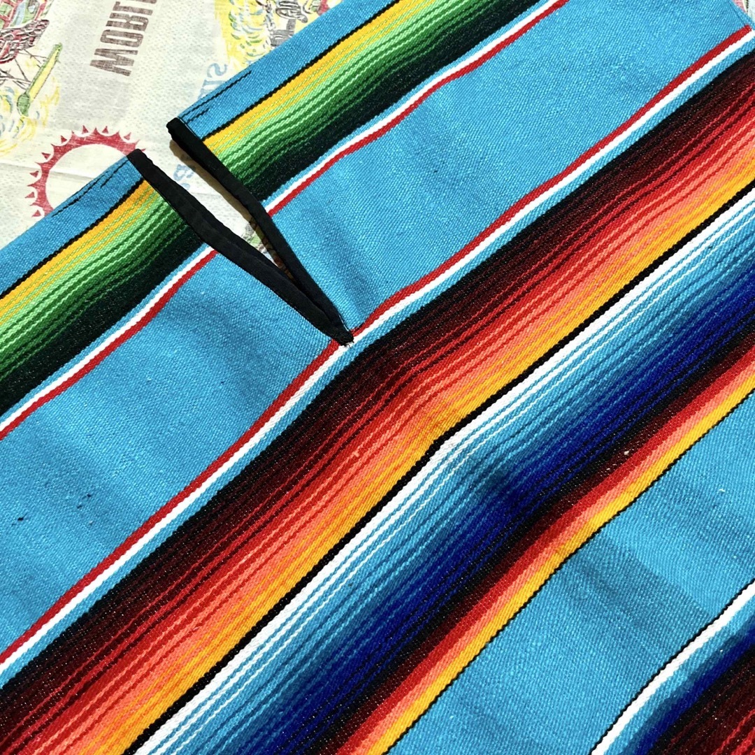 メキシカン ラグ ポンチョ メンズのジャケット/アウター(ポンチョ)の商品写真