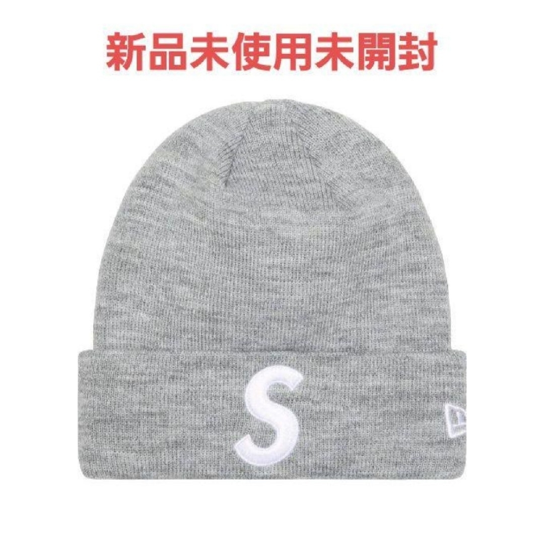 80　Supreme New Era S Logo Beanie　グレー