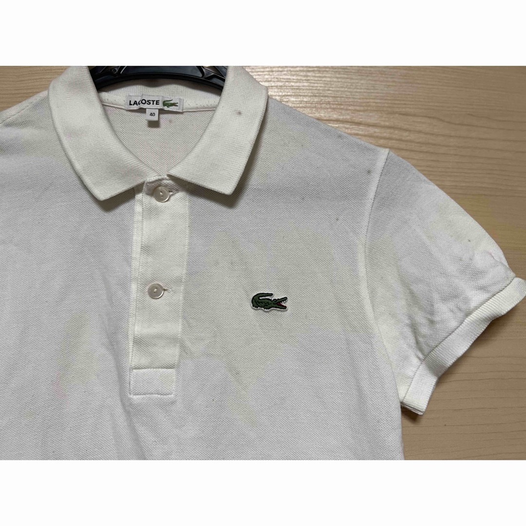 LACOSTE(ラコステ)のラコステ　ポロシャツ　サイズ40 レディースのトップス(ポロシャツ)の商品写真