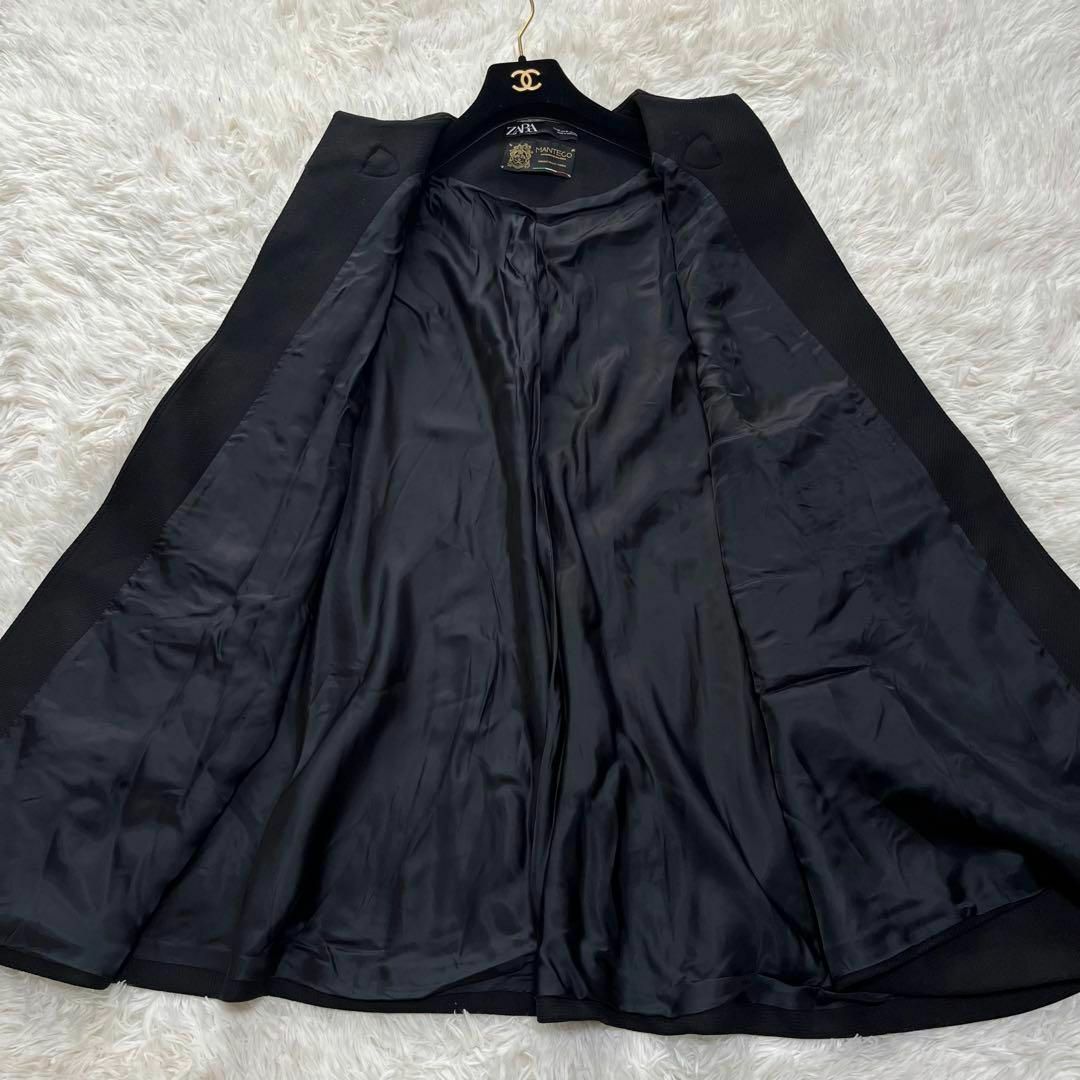 ZARA MANTECO ケープコート 黒 L