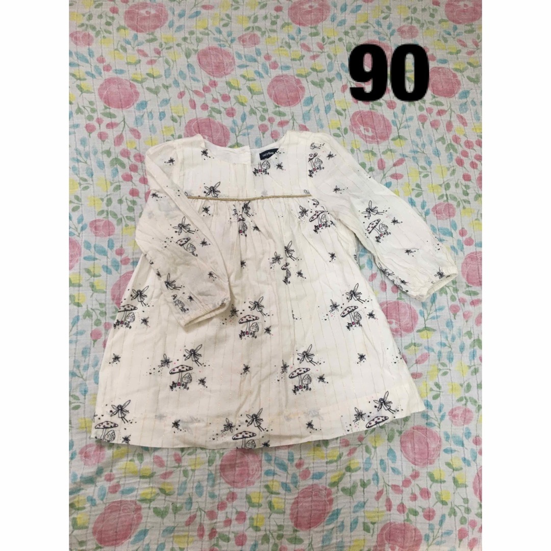 babyGAP(ベビーギャップ)のbaby Gap ワンピース　90 キッズ/ベビー/マタニティのキッズ服女の子用(90cm~)(ワンピース)の商品写真