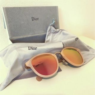 ディオール(Christian Dior) ピンク サングラス/メガネ(レディース)の