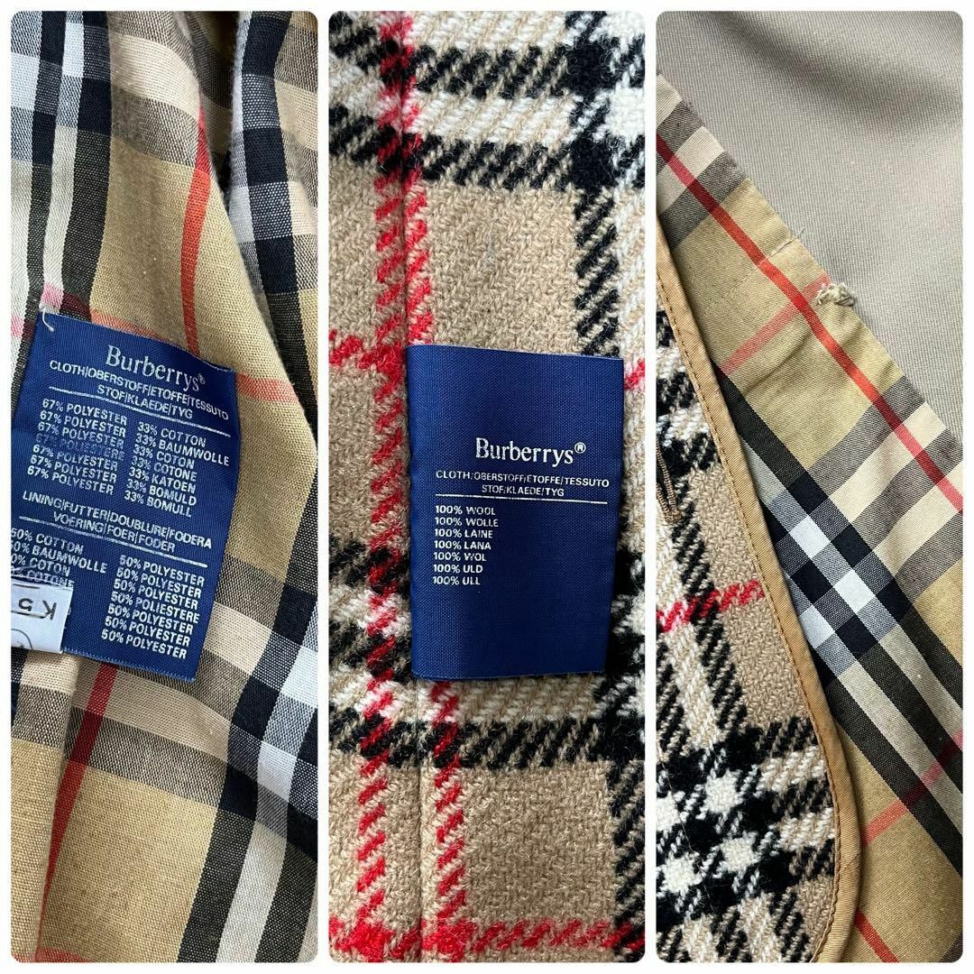 BURBERRY   バーバリー トレンチコート ライナー ベルト ノバチェック