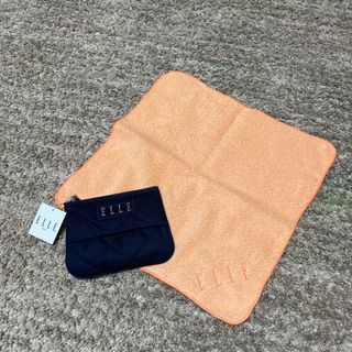 エル(ELLE)のELLE☆ミニタオル&ティシュカバー　未使用品(ハンカチ)