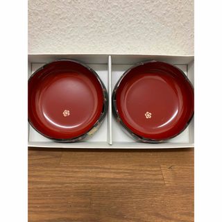 樺細工 梅鉢 4寸 セット(食器)