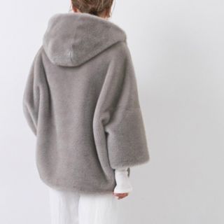 新品  【MY WHITE/マイホワイト】 GREY ブルゾン　ドゥーズィエム