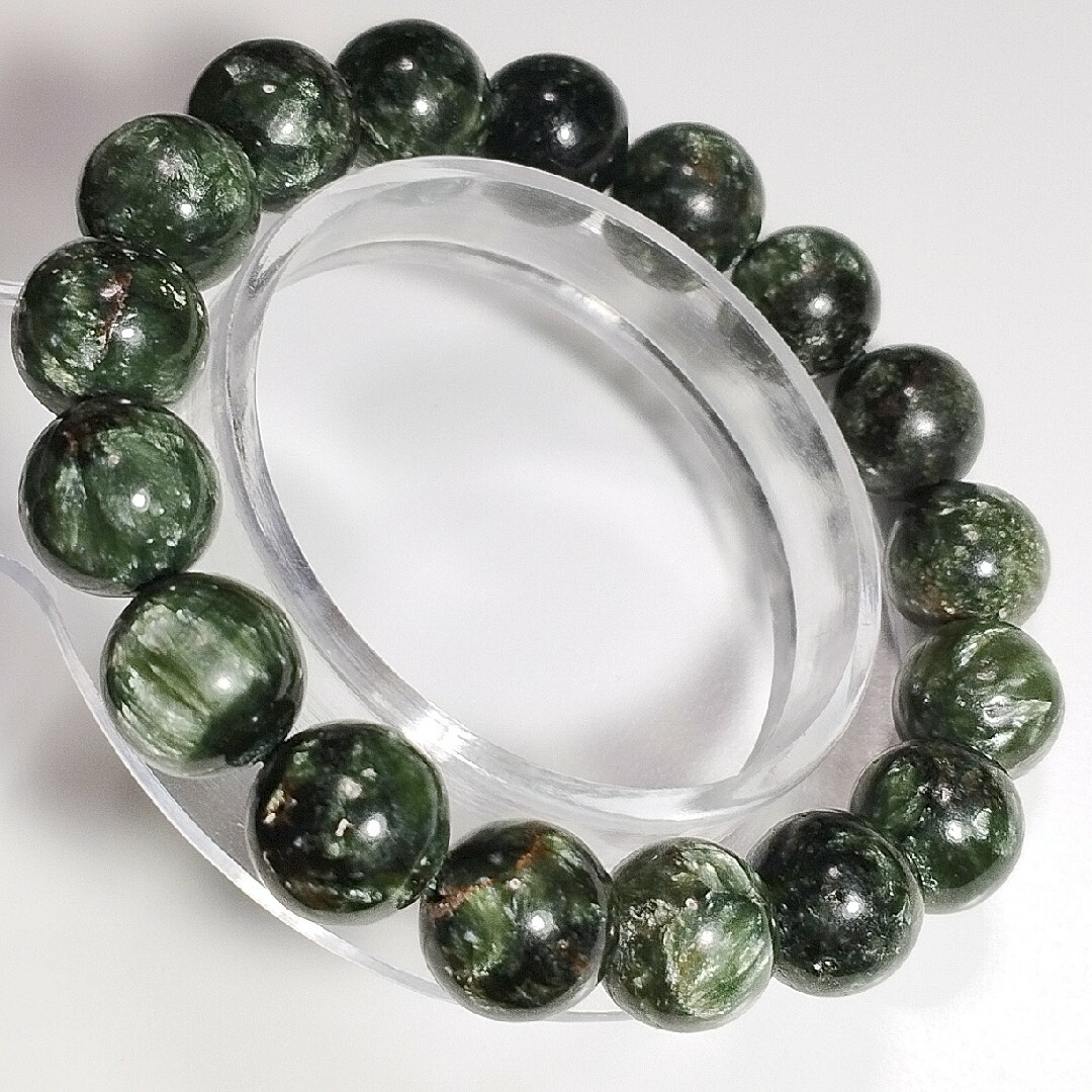 セラフィナイト Seraphinite ブレスレット クリノクロア 12mm