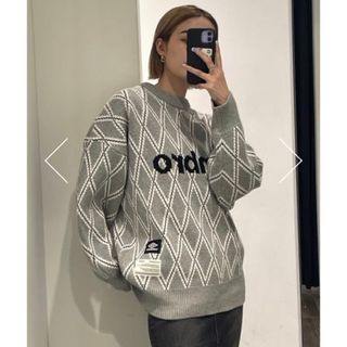 UMBRO ニット　moussy マウジー　ボールド