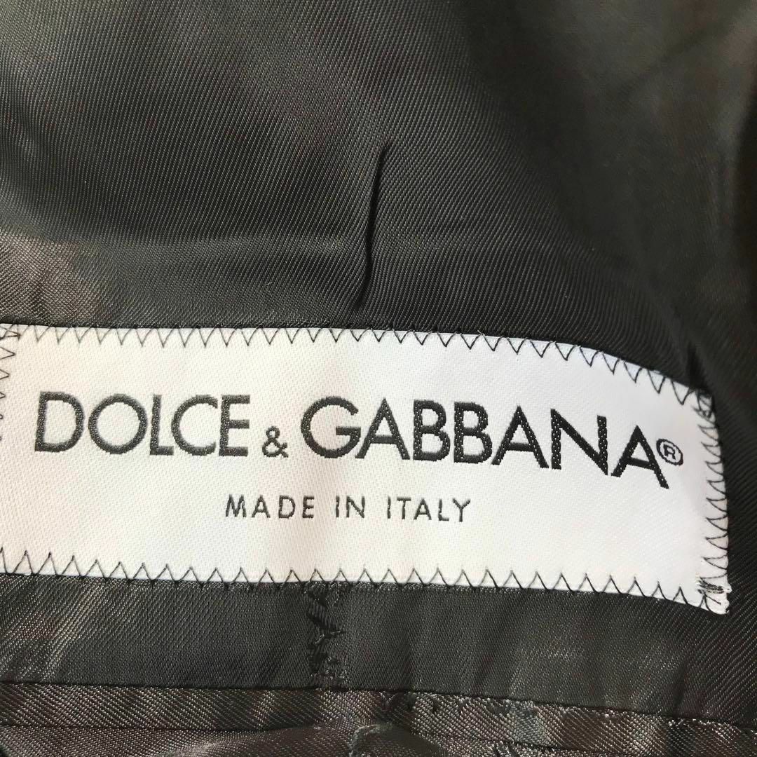 【極美品】DOLCE&GABBANA セットアップ スーツ グレー ストライプ 9