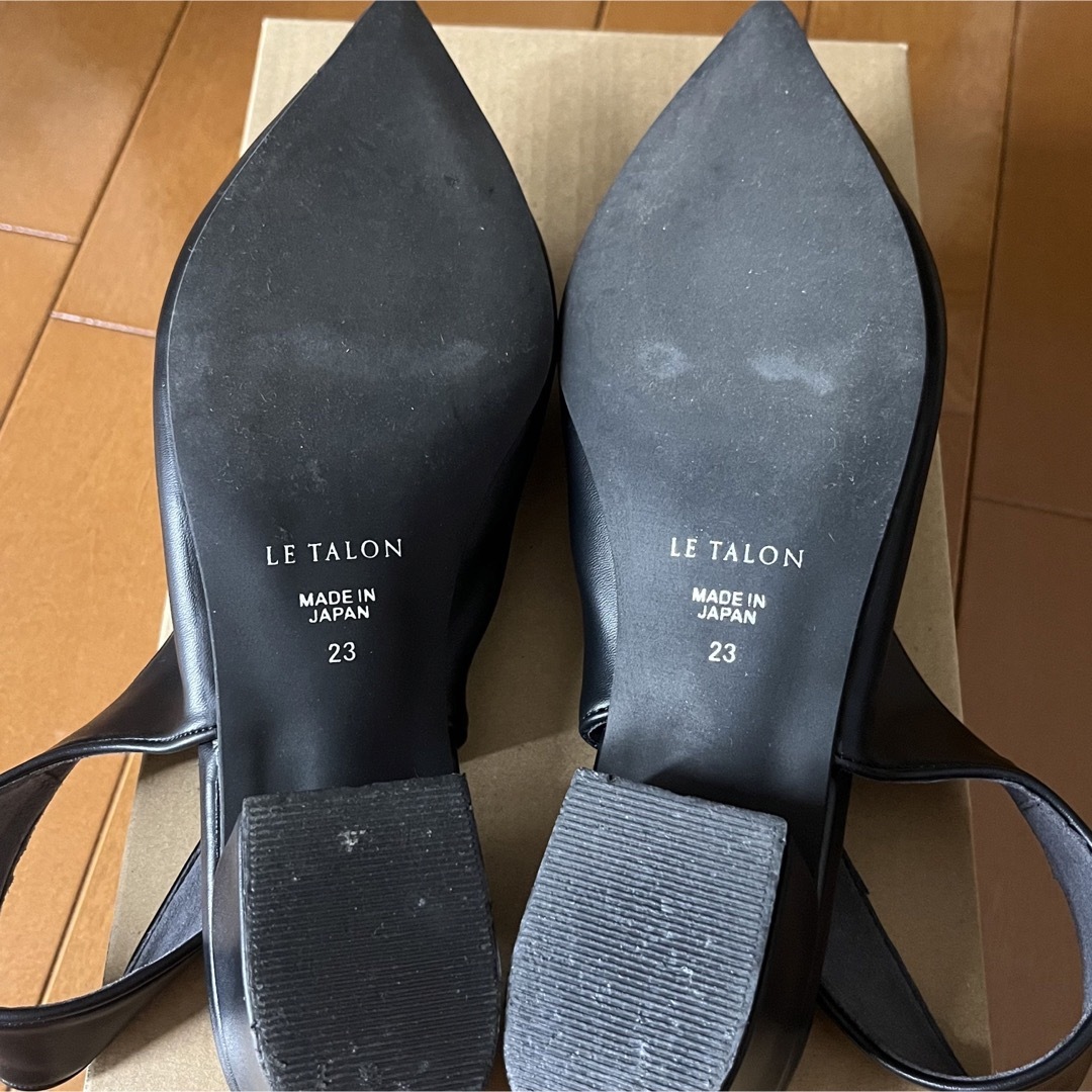 Le Talon(ルタロン)の3cmポインテッドストレッチバックベルト レディースの靴/シューズ(ハイヒール/パンプス)の商品写真