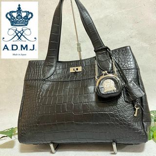 トートバッグ、A.D.M.J高級牛革バック、お値引き中❣️