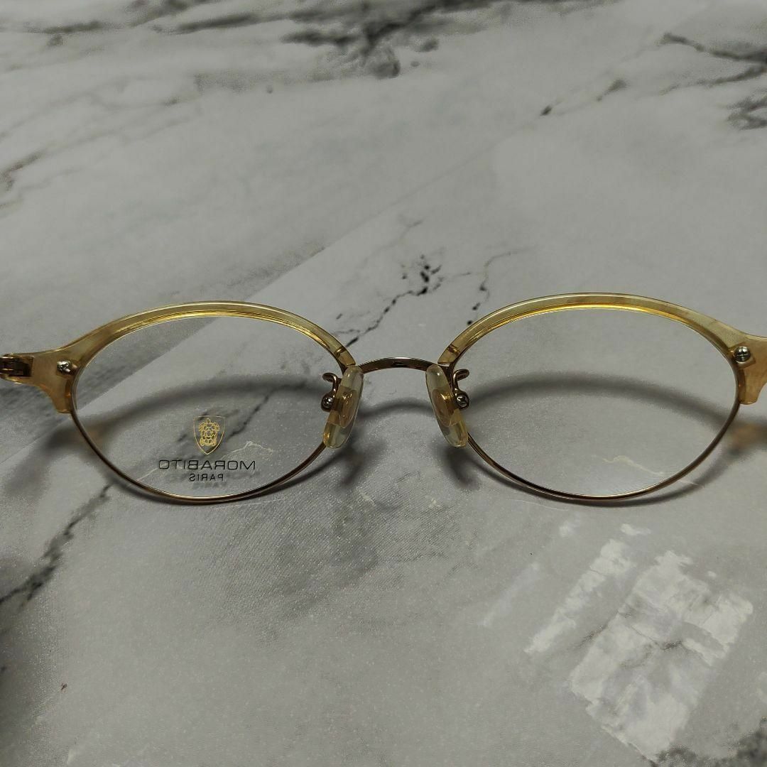 831未使用　モラビト　メガネ　眼鏡　豪華　宝飾　度なし　カジュアル 8
